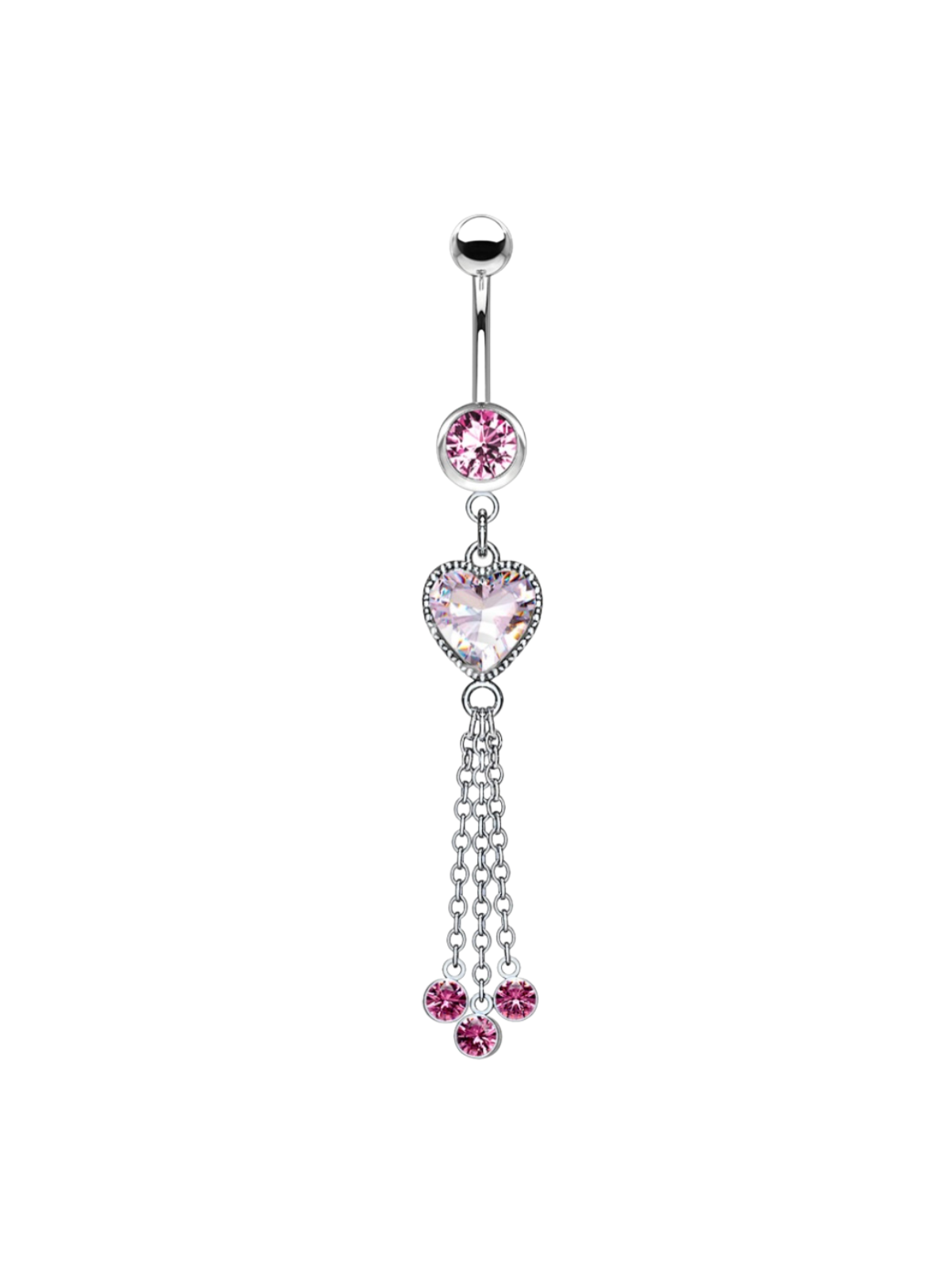 Heart On Strings Belly Ring