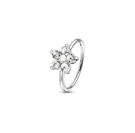 Blossom Nose Hoop